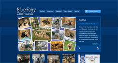 Desktop Screenshot of bluefairyotterhounds.com