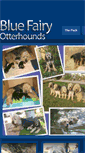 Mobile Screenshot of bluefairyotterhounds.com